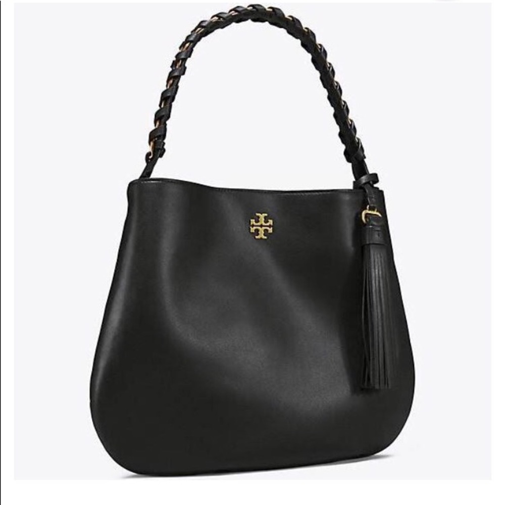 Tory Burch Brooke Leather Hobo Bag EUC